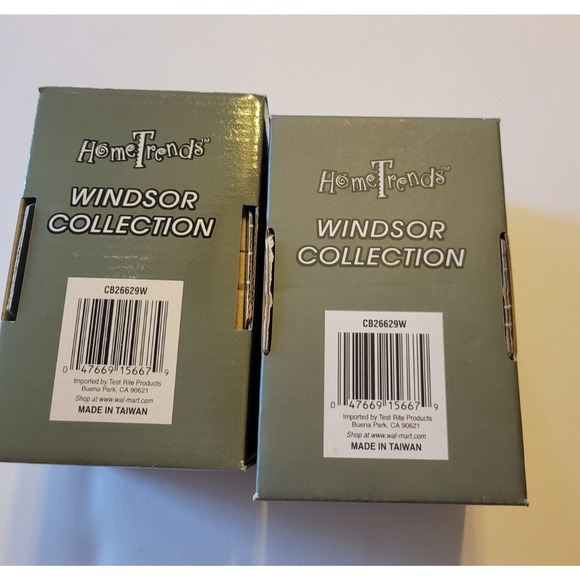 Set of 2 Hometrends Windsor Collection Metal Towel Wall Hanger CB26629W - Picture 7 of 7